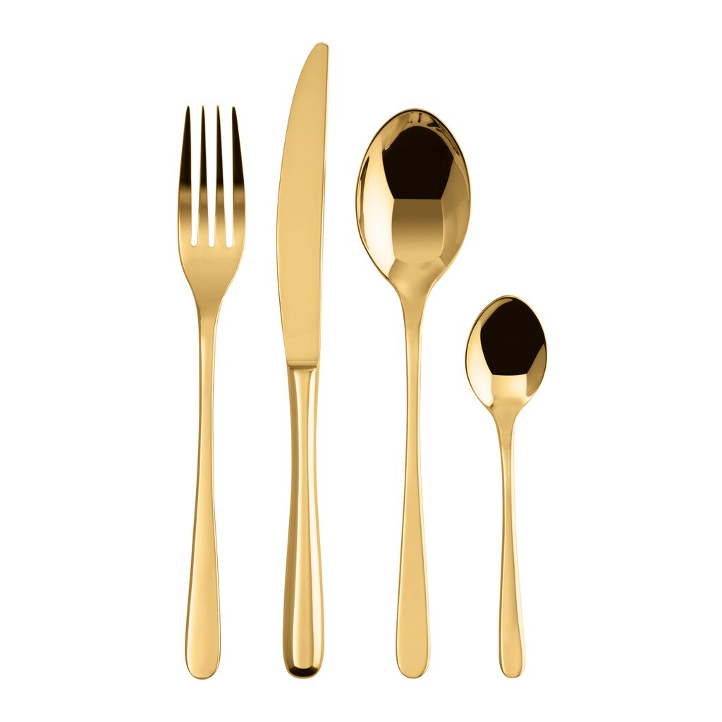 Serv. Posate 24pz per 6 persone GOLD