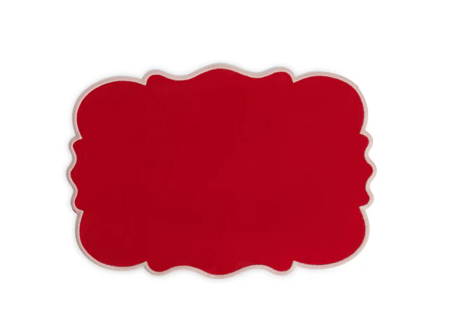 Set 2 Tovagliette americane Rosse bordo Rosa