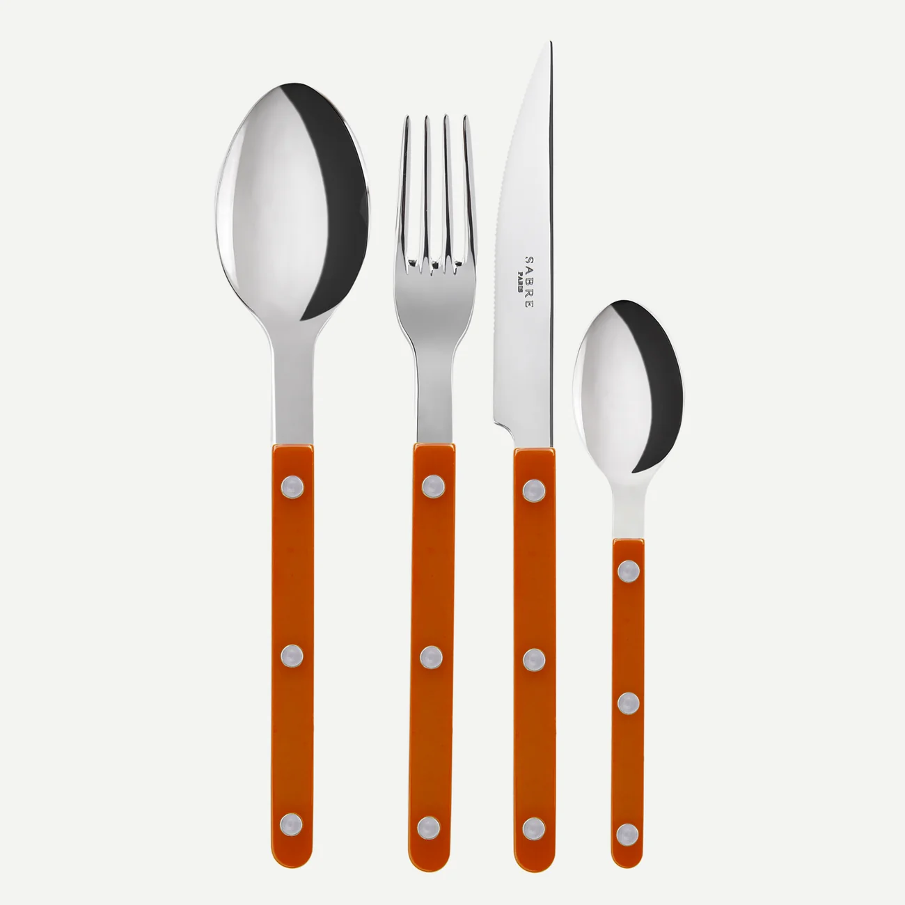 Serv. posate 24pz per 6 persone BISTROT SOLID Orange