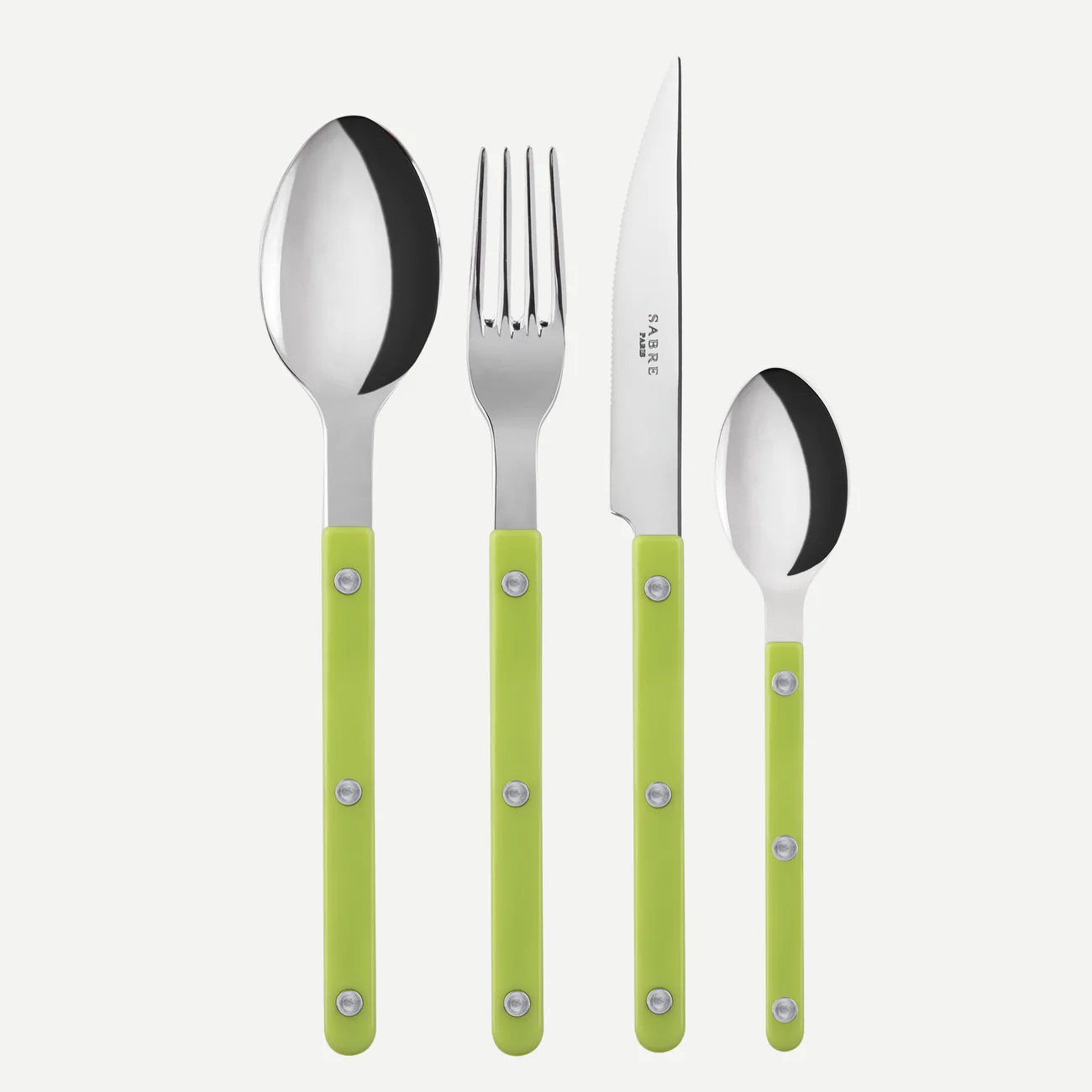 Serv. posate 24pz per 6 persone BISTROT SOLID Lime